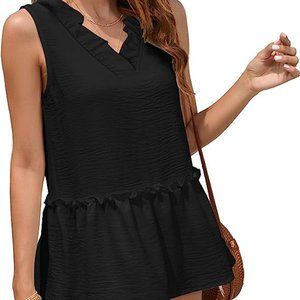 Sleeveless Ruffle Top XXL *NWOT*